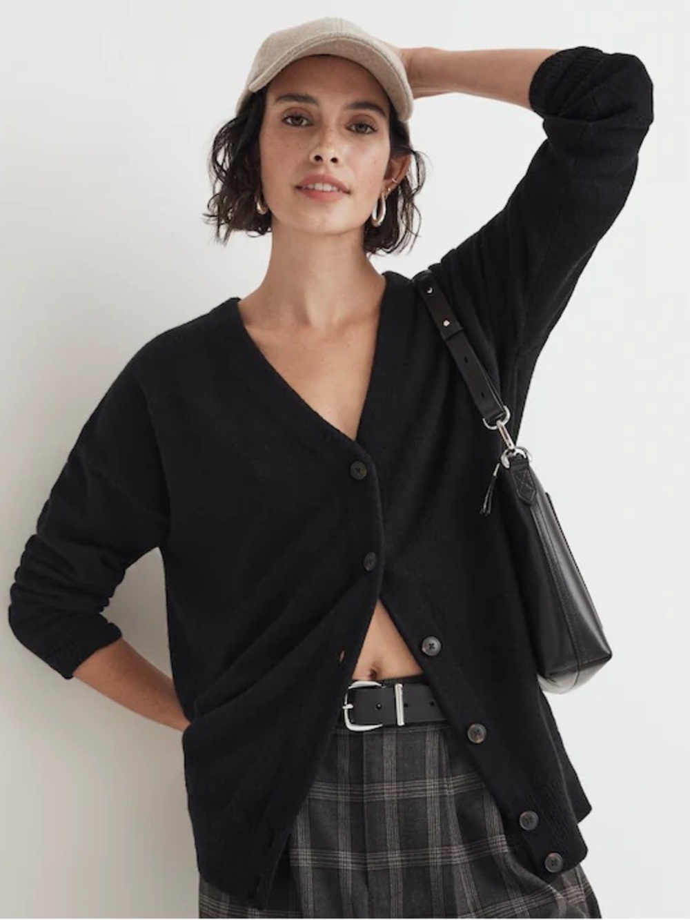 Madewell • V-Neck Relaxed Merino Wool Cardigan Sweater